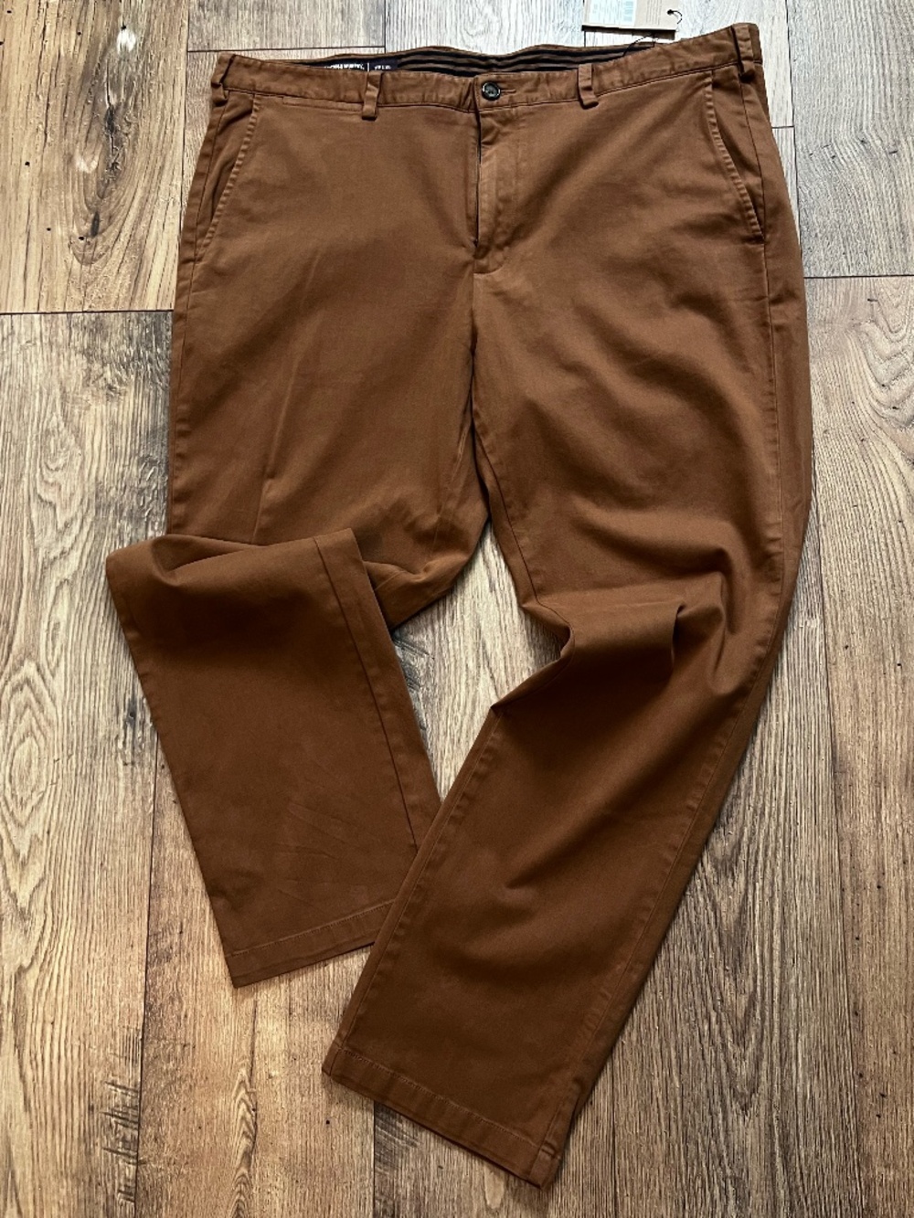 NWT Johnston & Murphy Rust 38 X 30 Pants